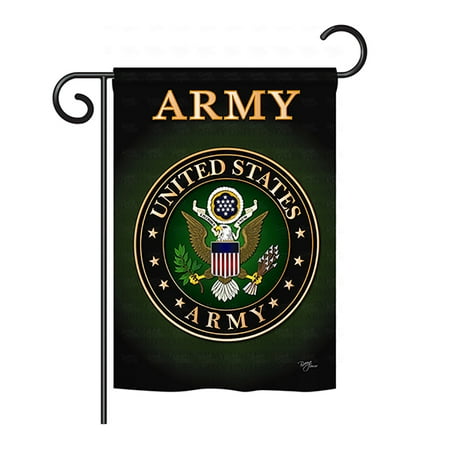 Throwback Vertical Flag - Breeze Decor - Army Americana - Everyday Military Impressions Decorative Vertical Garden Flag 13