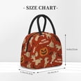 thumbnail image 5 of XMXT Reusable Insulated Lunch Bag Women Men, Halloween Pumpkin Mouse Lunchbox Large Lunch Box Tote Bags for Work School, 5 of 9