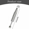 thumbnail image 3 of Piercing Ball Grabber Tool,Stainless Steel Jeweler's Pick Up Tool,4-Claw Pick Up Tool Diamond Claw Tweezers For Tiny Objects,Chips Electronic Components,Earring Grabber Tool,Nose Ring Remover Tool, 3 of 7