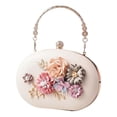 thumbnail image 1 of Multi functional Floral Evening Bag For Women Shoulder Purse Casual Handbag With Ample Space For Essential At Parties Purple, 1 of 5
