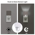 thumbnail image 3 of Naloa Black Plaid Heart Night Lights Plug into Wall, Dusk to Dawn Sensor Warm White Led Night Light 0.5W, Nightlight suit for Adults, Bedroom, Bathroom, Hallway, Kitchen, 3 of 5