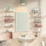 Sauder Anda Norr Wall Shelving, White Finish