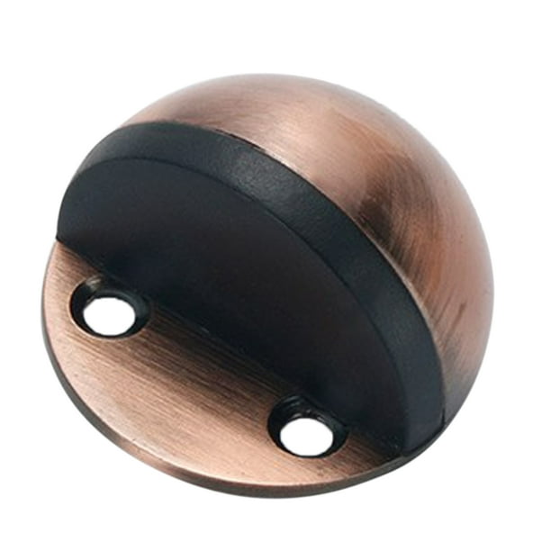 Amortiguador De Puerta Del Tope De Puerta Del Topógrafo De Pared De Protetor De Para Del Piso Cobre rojo Baoblaze Tope de puerta de acero inoxidable