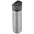 thumbnail image 3 of Contigo Cortland Chill 2.0 24 oz Silver, Gray and Licorice Solid Print Double Wall Vacuum Insulated Stainless Steel Water Bottle with Wide Mouth Lid, 3 of 9