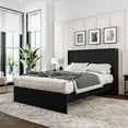 thumbnail image 6 of Polifurniture Full Size Wood Platform Bed Frame, Black, 6 of 8