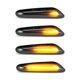 thumbnail image 4 of 2 Piezas de Luces LED de Señal de Giro Dinámicas Shaofei con Lente Ahumada y Marcador Lateral Color Negro, 4 of 5