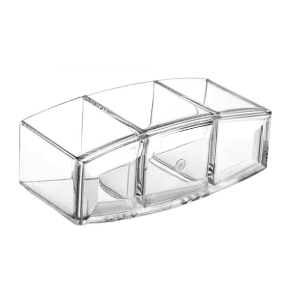 Organizadores De Brochas De Maquillaje Tocador Caja Almacenamiento Transparente