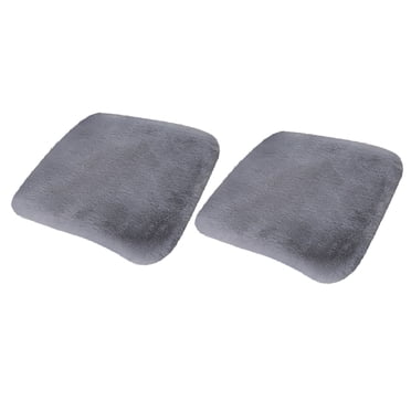 RKSTN Housses de Chaise Lot de 2 Siège de Voiture Hiver Peluche Épaissie Coussin de Siège Imitation Lapin Court Peluche Coussin de Siège de Voiture