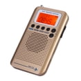 thumbnail image 4 of Receptor de radio de banda aérea VHF, grabador de radio portátil de banda completa (dorado), 4 of 14