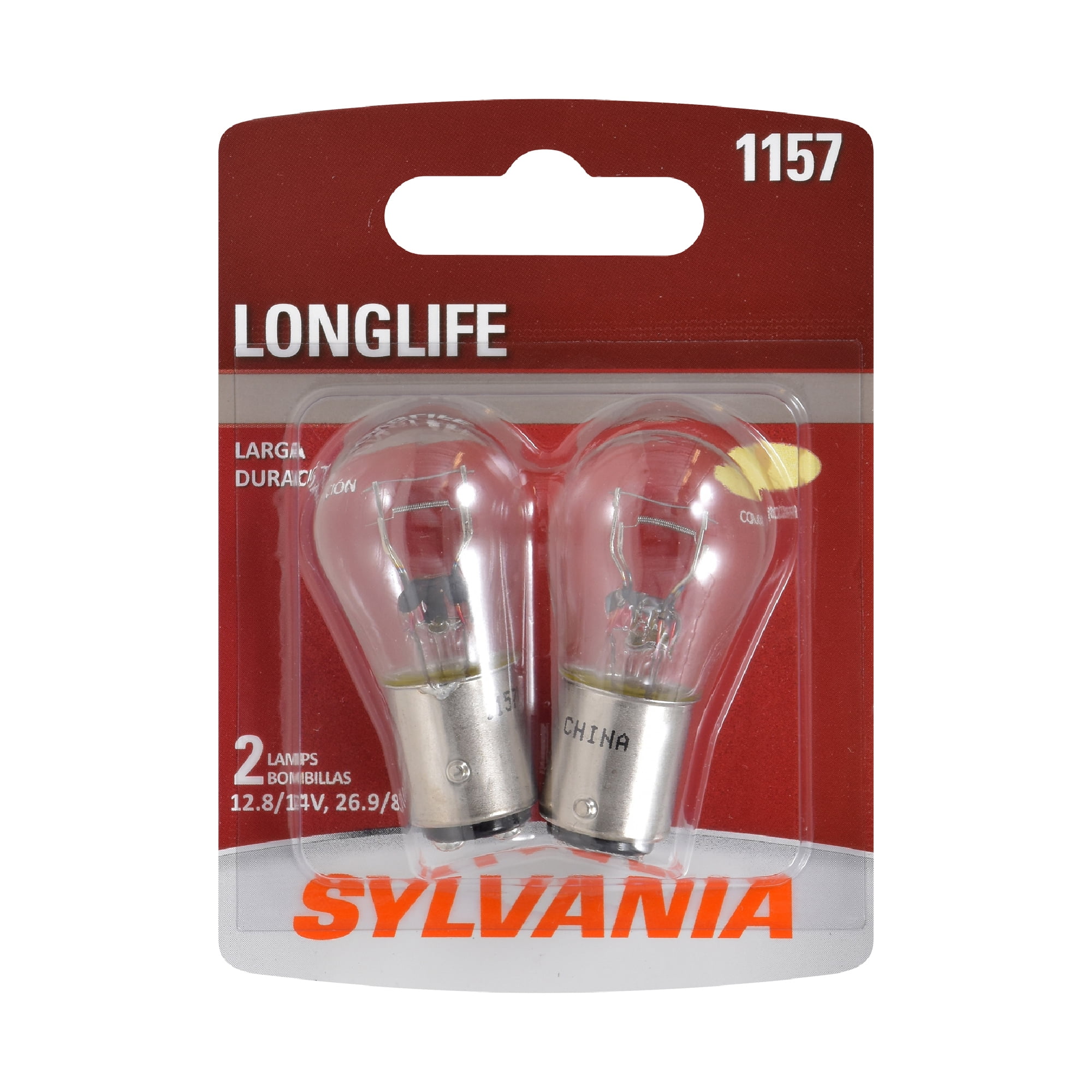 Contains 2 Bulbs SYLVANIA 1157A Long Life Miniature Bulb, 