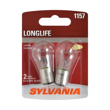 Sylvania 1157 Long Life Automotive Mini Bulb, Pack of 2.