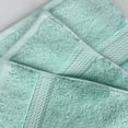 thumbnail image 5 of Superior 800 GSM Egyptian Cotton Heavyweight Bath Towel Set of 4, Sea Foam, 5 of 10
