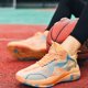 thumbnail image 3 of BINQER Zapatillas de baloncesto de media caña con cordones y malla for hombre, botas de entrenamiento, 3 of 8