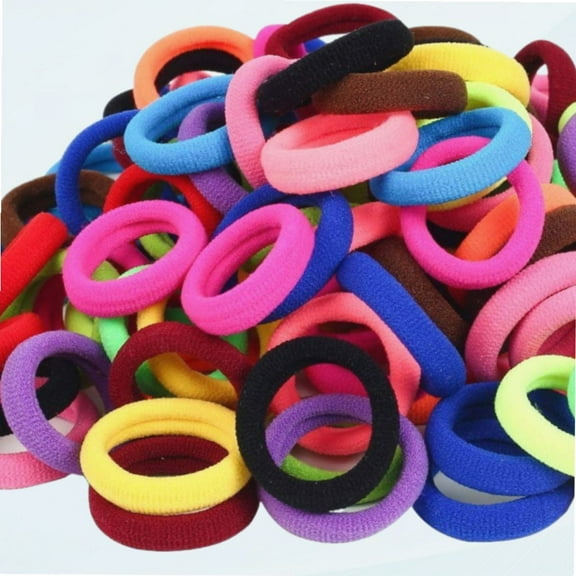 120 Pcs Baby Hair Ties, Cotton Toddler Hair Ties for Girls and Kids, Multicolor Small Seamless Hair Bands Elastic Ponytail Holders(15 Colors)