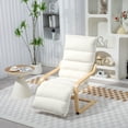 thumbnail image 2 of HOMCOM Fauteuil d'Appoint Moderne avec Repose-Pieds, Fauteuil Rembourré Confortable, 2 of 10
