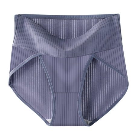 Juslio Sexy Panties for Women High Waist Ice Silk Sexy Breathable Soft Soft Elastic Breathable Underwear