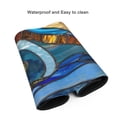 thumbnail image 4 of Xecao Stained Glass Ocean Wave Print Large Mouse Pad, 16x35.5in Mousepad, Professional Non-Slip Rubber Base Big Mouse Pad, Mouse Pad for Gaming & Office Full Desk Mouse Pad, 4 of 9