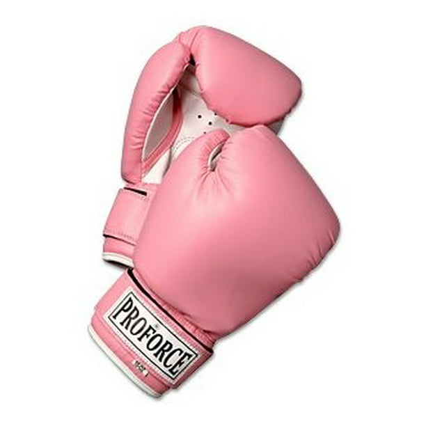 ProForce Leatherette Boxing Gloves – Pink w/White Palm - 10oz - Walmart.com