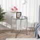 thumbnail image 5 of Mesa auxiliar Garden 4 you - Bandeja plegable redonda de metal, color gris, 5 of 9