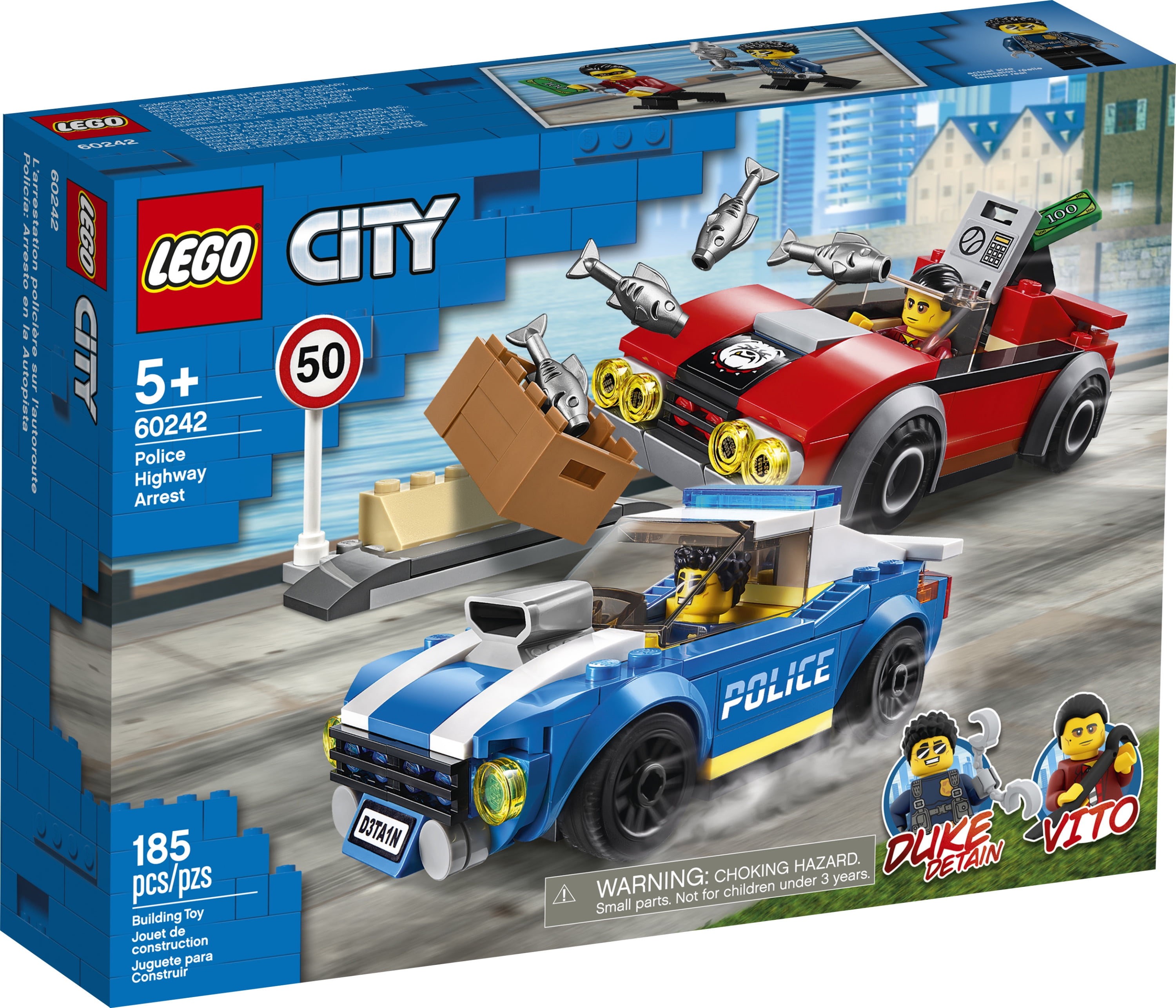 LEGO City Police Highway Arrest Building for Kids (185 - Walmart.com