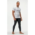 thumbnail image 7 of DEVOPS 3 Pack Men's Athletic Short Sleeve Compression Shirts (Large, Black/Charcoal/White), 7 of 7