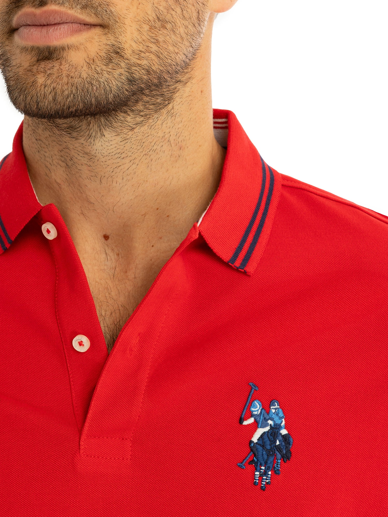 U.S. Polo Assn. Men's Novelty Polo Shirt