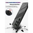 thumbnail image 5 of Tarise for Samsung Galaxy S21 Ultra Phone Case, Kickstand Rugged Shockproof TPU All-Inclusive Lens Protective Shell Hard PC Back Cover Sturdy Case for Samsung S21 Ultra 5G Phone, Silver, 5 of 12