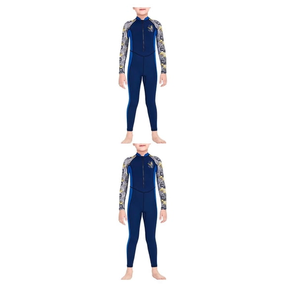 Maoww Wetsuits Diving Suit Sandbeach Quick Drying Splicing Kids Wetsuit Youth Anti-jellyfish Jumpsuit for Snorkeling Surfing Type1 NO1