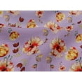 thumbnail image 4 of oneOone Viscose Jersey Light Purple Fabric Flower & Leaves Watercolor Dress Material Fabric Print Fabric By The Yard 60 Inch Wide, 4 of 5