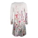 thumbnail image 5 of Moda mujer sexy sólido hombro frío manga larga cuello en V vestido regular Fridja yut4206, 5 of 5