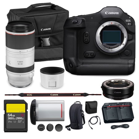 Canon EOS R1 Mirrorless Camera – 45MP Full-Frame Sensor, 8K Video, Dual Pixel AF
