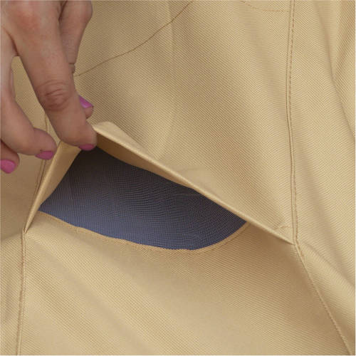 round patio table and chair cover with umbrella hole