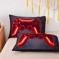 thumbnail image 5 of NTBED Game Console Comforter Set Kids 3D Gaming Geometric Lightweight Bedding Sets Red Twin, 5 of 6