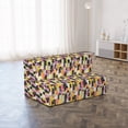 thumbnail image 4 of City Foldable Mattress, Metropolitan Architecture Art, 74.8" x 39.4", Multicolor, by Ambesonne, 4 of 6