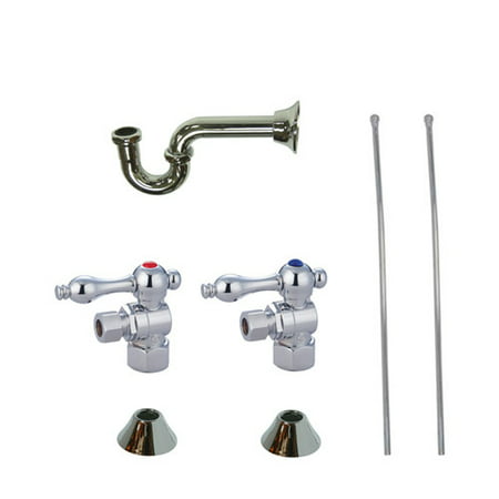 UPC 663370141348 product image for Kingston Brass CC43101LKB30 Traditional Plumbing Sink Trim Kit with P Trap for L | upcitemdb.com