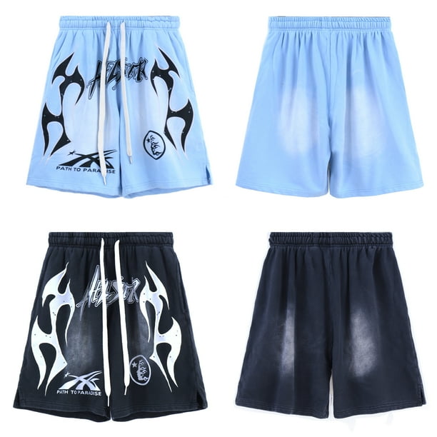 2025 trendy hellstar Hell star wash high quality casual shorts for