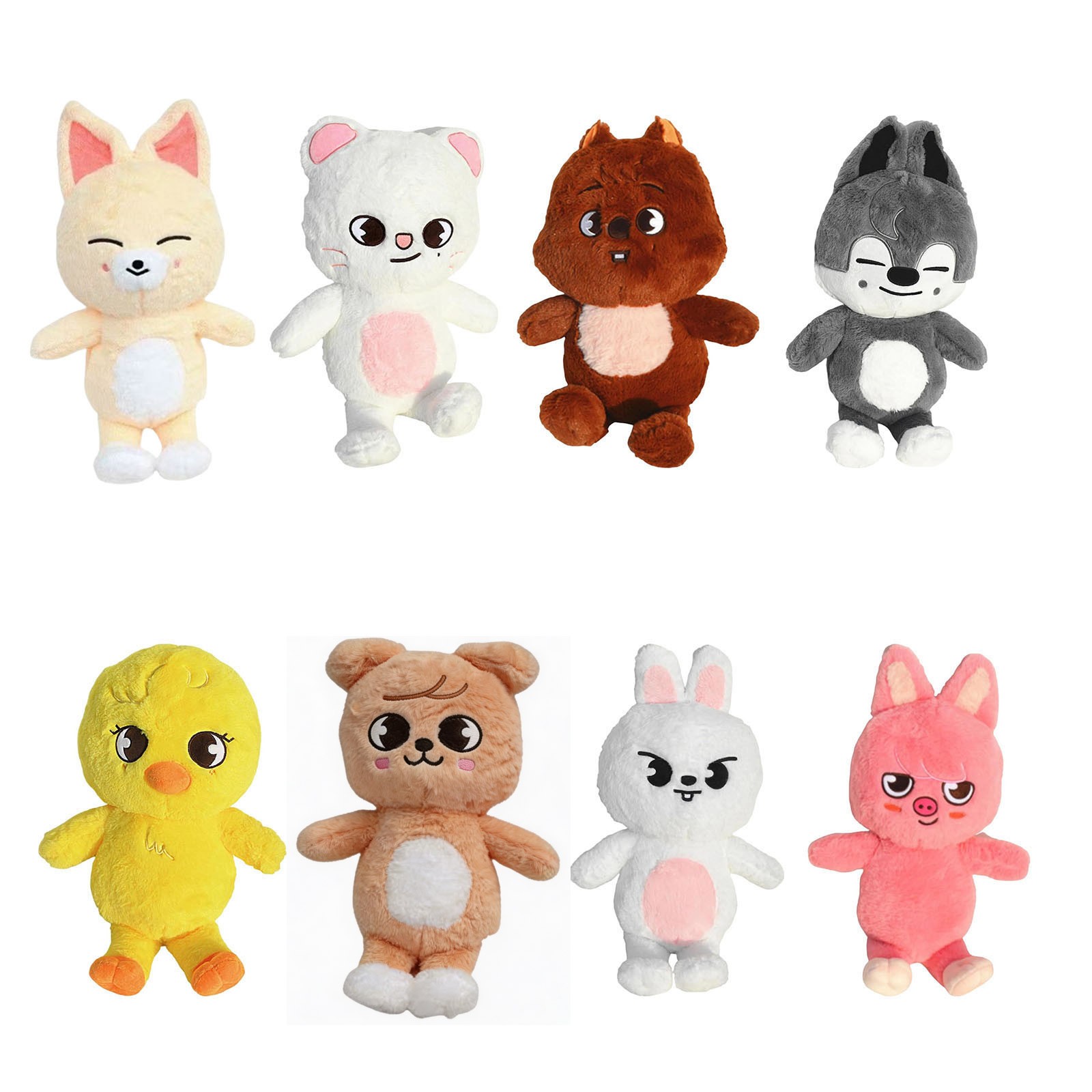 Skzoo Plush, 19.7 Inch Soft Skzoo Plushie Figurine, Stray Decorative Collectible Ornament for Home Sofa Tabletop Decor