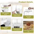 thumbnail image 5 of Conteneur de Stockage de Riz et de Grains, Distributeur Alimentaire Rotatif à 360° avec Couvercle Scellé, Sortie en un Clic, Boîte de Stockage Résistante à l'Humidité pour Riz, Grains, Petits Haricots, 5 of 5