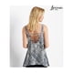 thumbnail image 2 of Aeropostale Womens Diagonal Jacquard Strappy Tank Top, Negro, Grande, 2 of 3