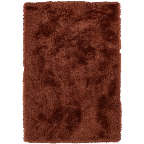 Dalyn Impact Area Rug IA100 Paprika Fluffy Shag Floor Decor Abstract Carpet
