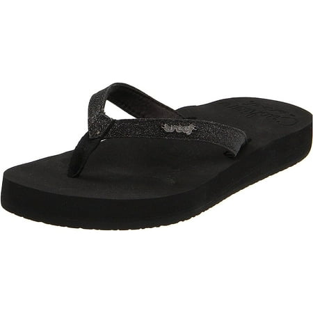 Reef Women’s Sandals, Star Cushion, Black, 8