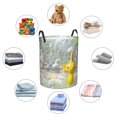 thumbnail image 3 of Lsque Pikmin pattern Laundry Hamper Basket, Tall Woven Rope Hamper Basket for Clothes, Lightweight Storage Basket, Collapsible Waterproof-Small, 3 of 8
