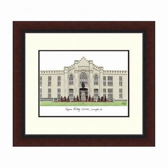 Campusimages VA984LR Virginia Military Legacy Alumnus Framed Lithograph