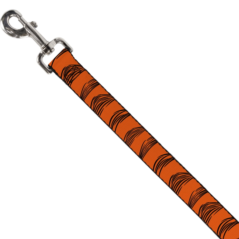 Disney Pet Leash, Dog Leash, Tigger Stripes Orange Black, 4 Feet Long 1.0 Inch Wide