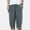 Gray, variant on 3/4 Pants Men Mens Cropped Pants Pocket Drawstring Trousers Solid Color Fashion Relaxed Fit Weekend Travel Cotton Linen Pants Beige L