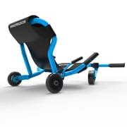 EzyRoller: Classic X - Blue - Ride-On Scooter, Cambering Motion, Pedal Free Cart, Hand Brakes, Extendable Frame, 154lb Capacity, Kids Ages 4+