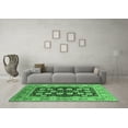 thumbnail image 3 of Ahgly Company Indoor Rectangle Oriental Emerald Green Industrial Area Rugs, 7' x 9', 3 of 4