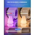 thumbnail image 2 of YMTQ A21 Smart LED Bulbs WIFI Dimmable Music Sync RGBCW Color Changing 14W 100W Equivalent 1400lumen Party Home Decor Bedroom Living Room 2 Pack, 2 of 6