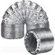 thumbnail image 1 of Manguera de escape de aluminio flexible Conductos de ventilación de conducto de aire de 100 mm para secadora(100mm*2m), 1 of 5