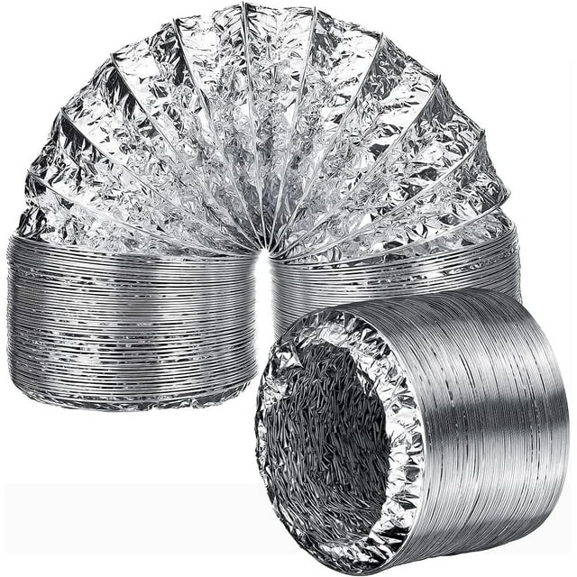 Durable Non-Insulated Hose For Reliable Air Flow, Four-Layer Design Offers Unmatched Protection Against Tears And Cuts, Flexible Ducting For Easy Installation In Tight Spaces